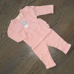 babyGap - Pink 2 Piece Waffle Set | 3-6 Months